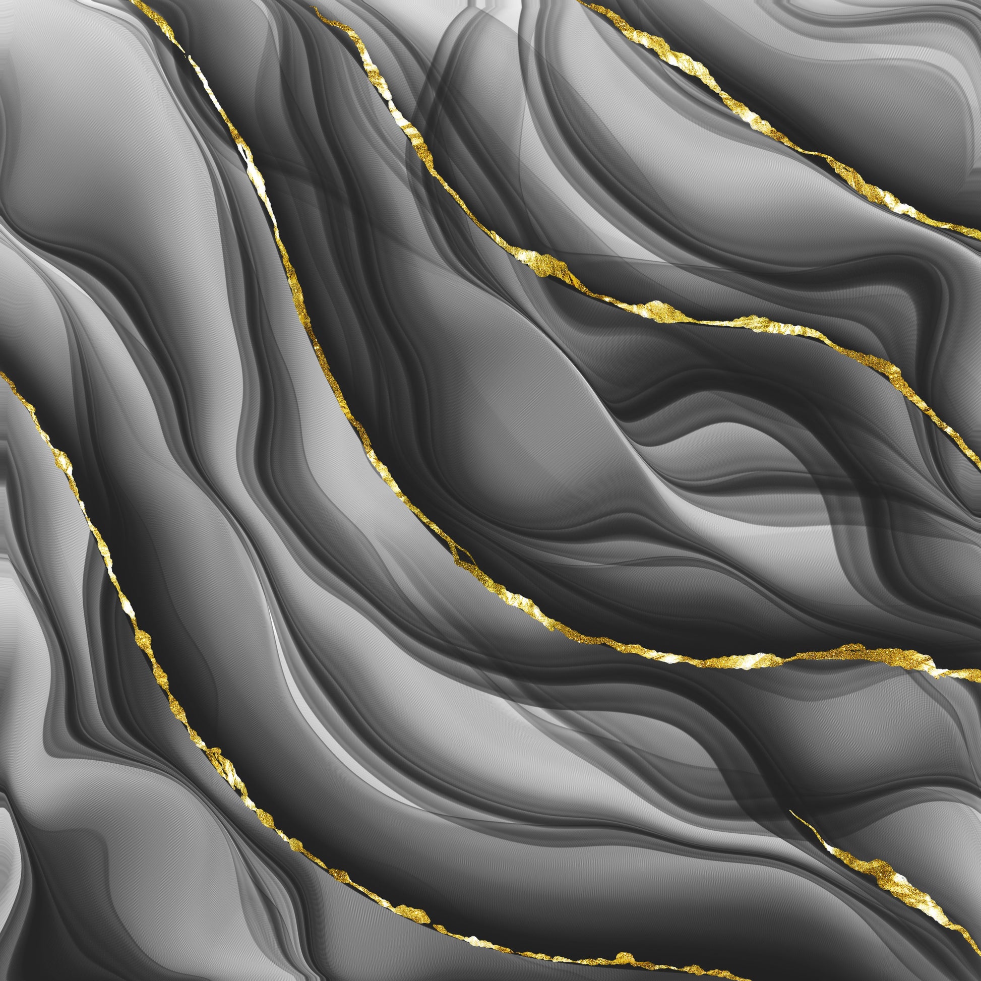 Set of 6 - Silver Ink Canvas & More 