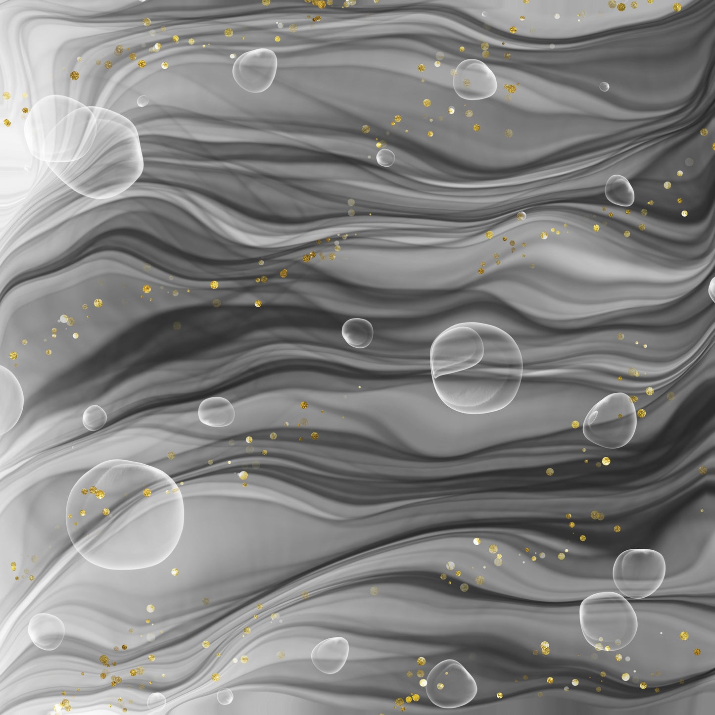 Set of 6 - Silver Ink Canvas & More 