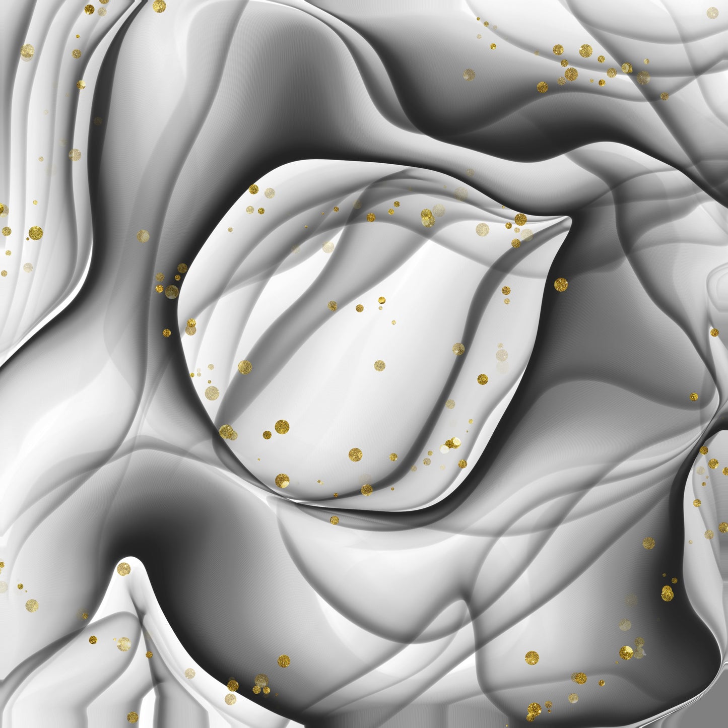 Set of 6 - Silver Ink Canvas & More 