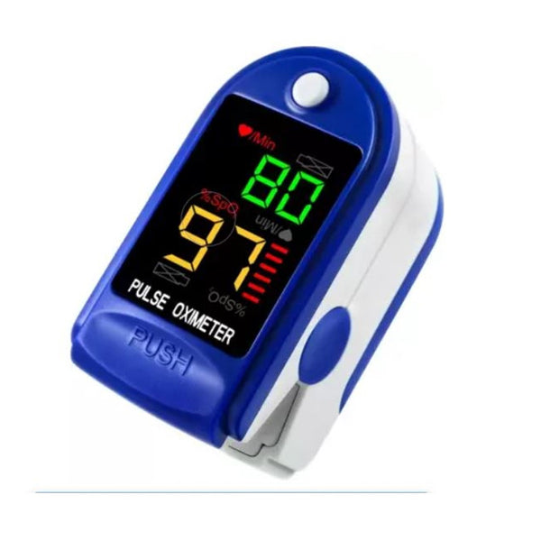 Oximeter Fingertip Pulse Oxygen Sensor With Multi-coloured LED Screen