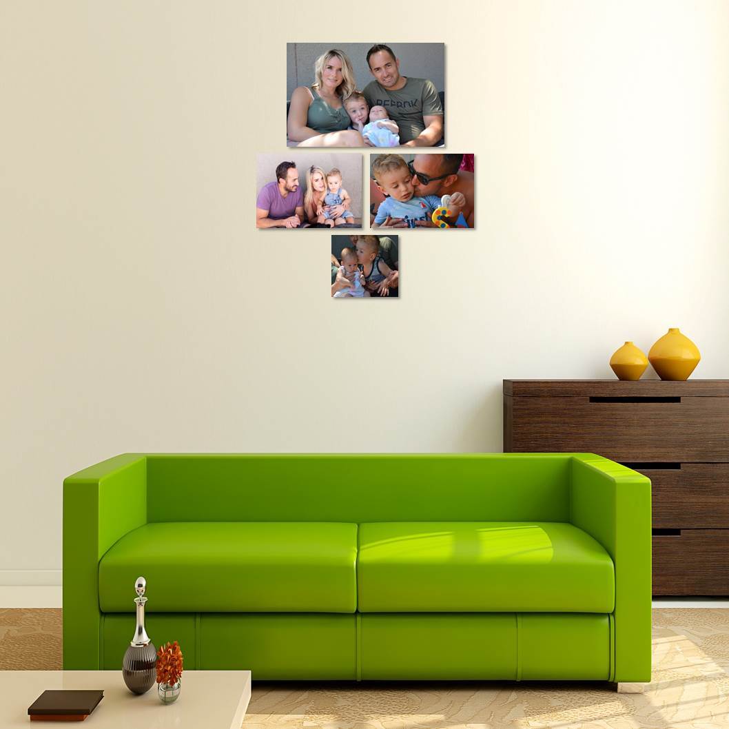 DAILY DEAL: 4 Piece Canvas Print Combo Deal Canvas & More 