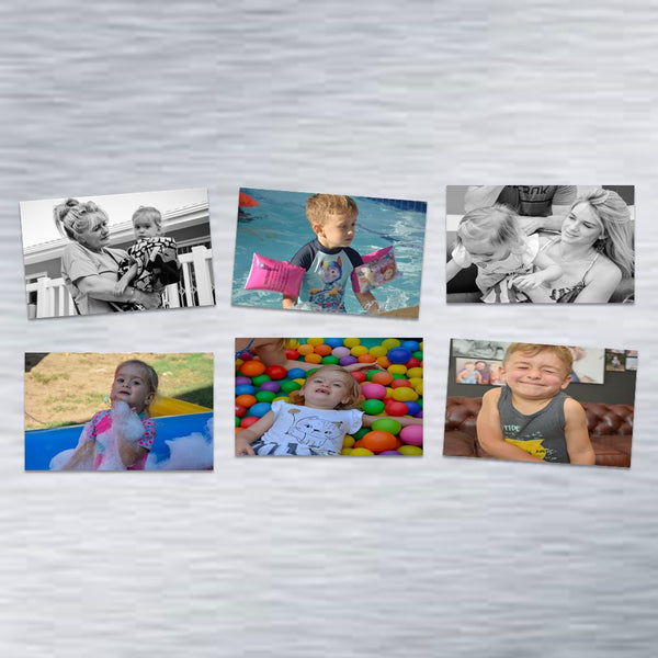 Rectangle Photo Fridge Magnets - personalised (6 PER PACK)