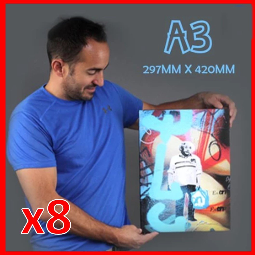 Buy 8 x A3's and save! Canvas & More 