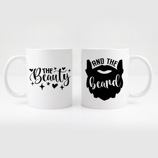 The Beauty and the Beard Mug