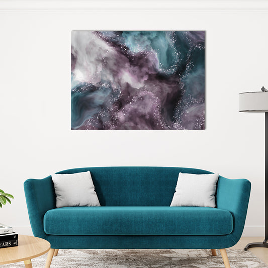 Unicorn Watercolor Marble Print (1)