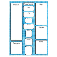 Date & Weather Chart (Afrikaans) (50pc) (UK)