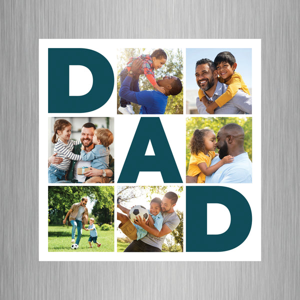 Dad Photo Fridge Magnet (Pack of 2)