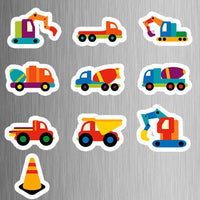 Construction (1)  Photo Fridge Magnets - (10 PER PACK) (UK)