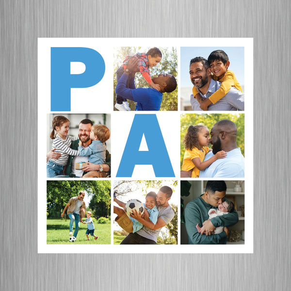 Pa Photo Fridge Magnet (Pack of 2)