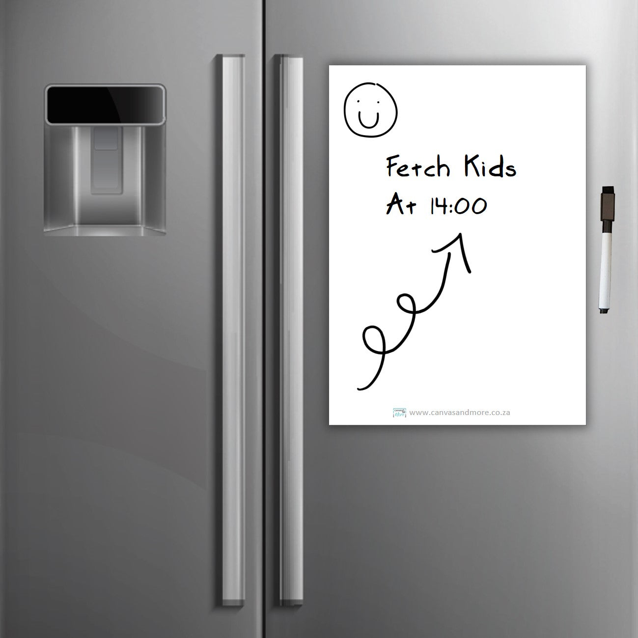 Write ‘n Wipe Magnetic Blank Doodler with 3-in-1 Marker