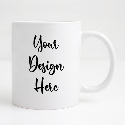 1x Blank Mug with your Design, Logo or Image