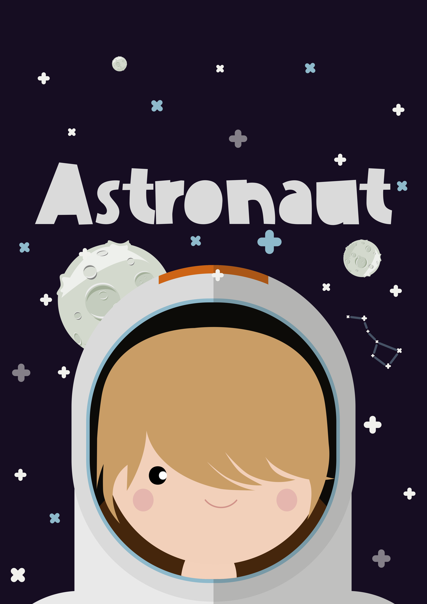 Boys: Set of 3 - Rocket - Astronaut - Alien Canvas & More 