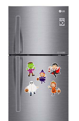 Halloween Fridge Magnets - (5 PER PACK)
