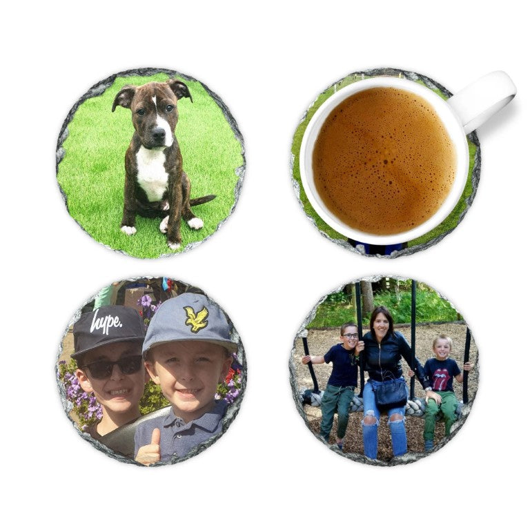 Personalized Coasters - Round Rubber Sets – Canvas & More