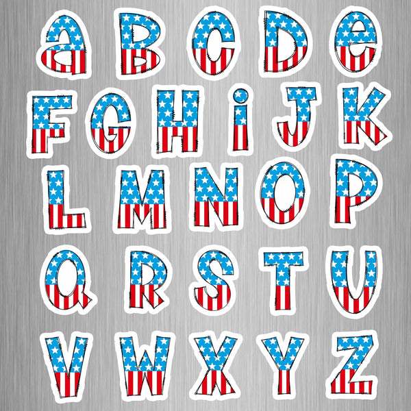 Captain America Alphabet Photo Fridge Magnets - (26 PER PACK) (UK)