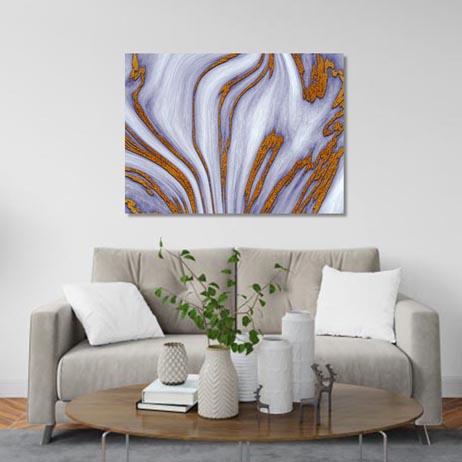 Marble canvas décor print: 7 Canvas & More 