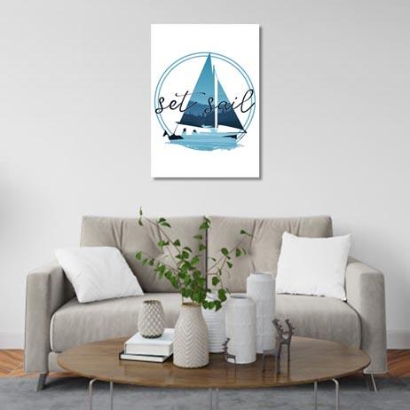 Set of 1: Set Sail Canvas & More 