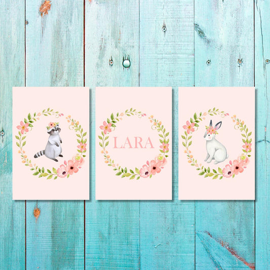 Girls: Set of 3 - Woodland Animals (2)