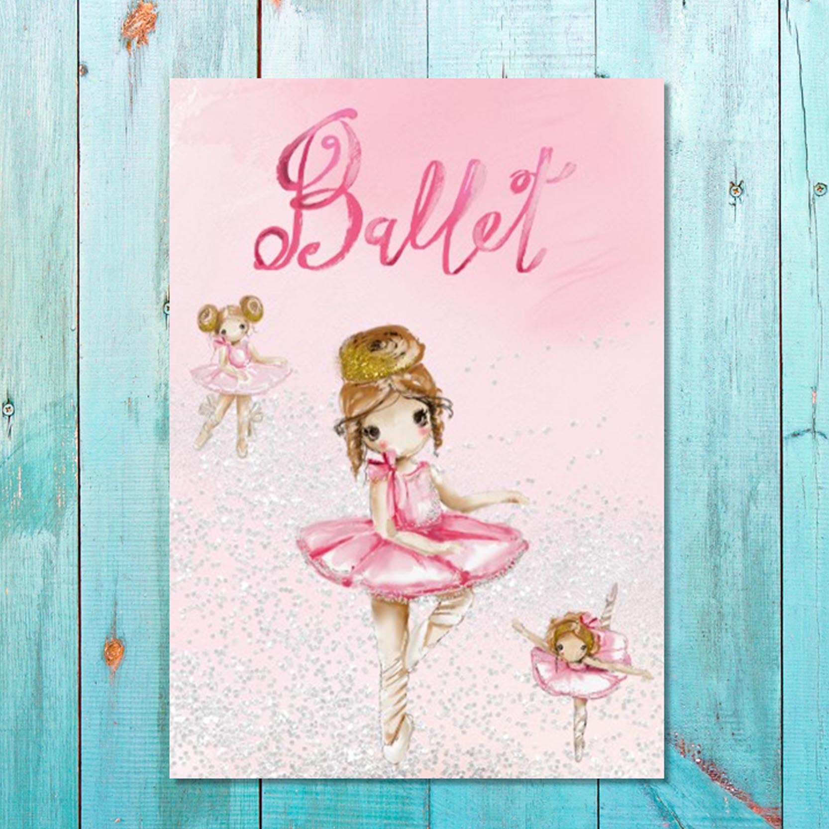 Girls: Set of 1 - Ballet Canvas & More 