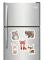 Woodlands Animal Fridge Magnets - (5 PER PACK) (UK)