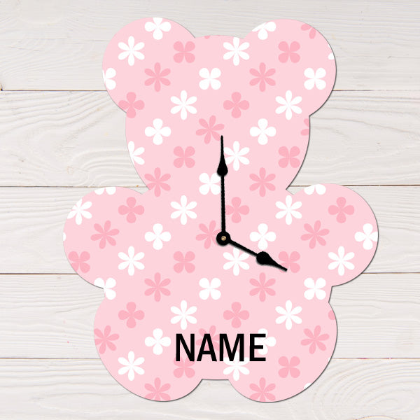Personalized Clock - Teddy