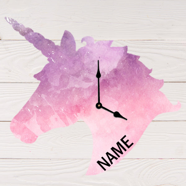 Personalized Clock - Unicorn