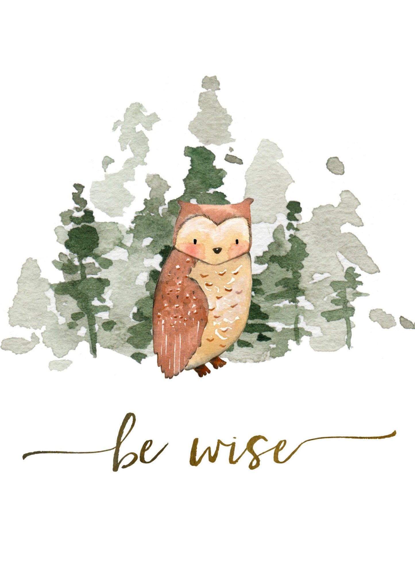 Unisex: Set of 6 - Woodlands Be Brave